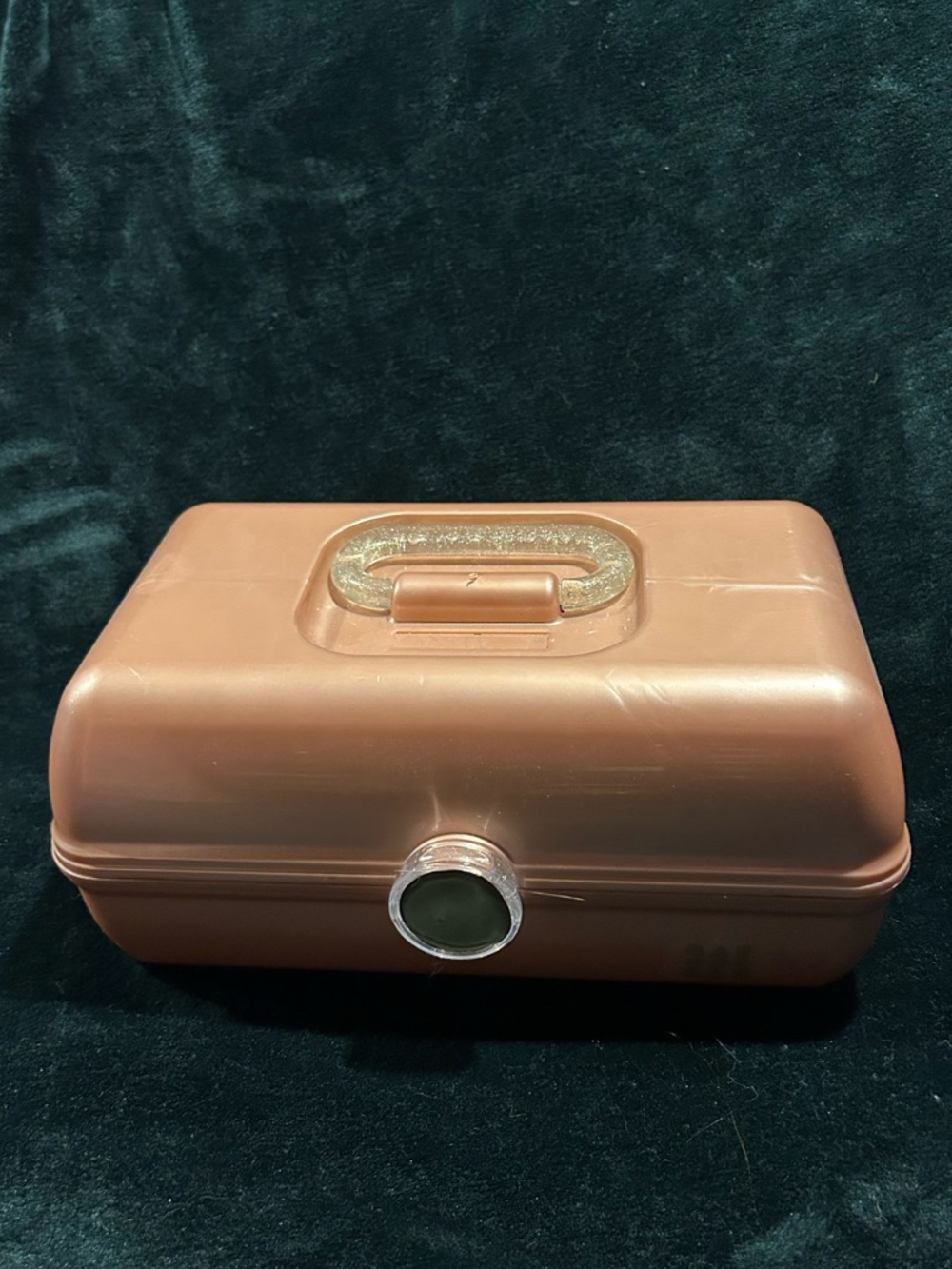 Caboodles Rose Gold Plastic Jewelry Box